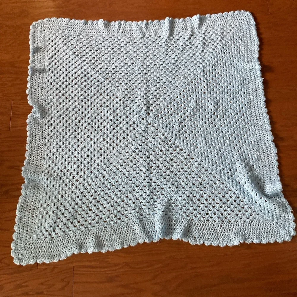 Crocheted Baby Blanket Hand Made